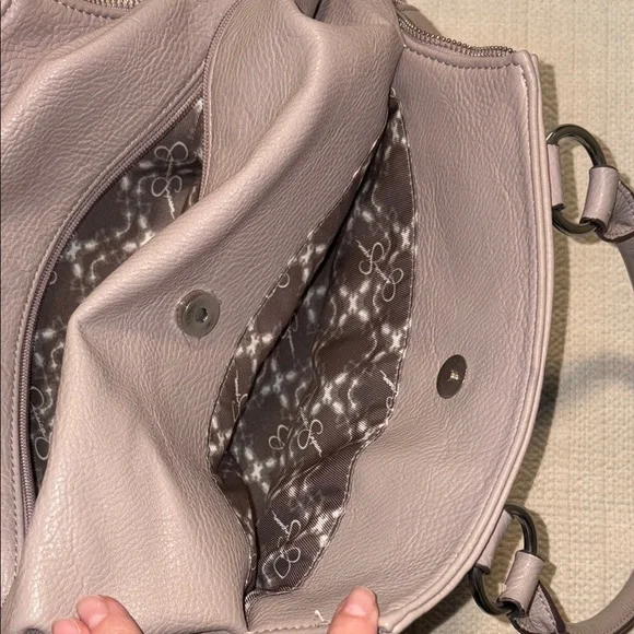 Jessica Simpson Taupe Satchel - Picture 6 of 10